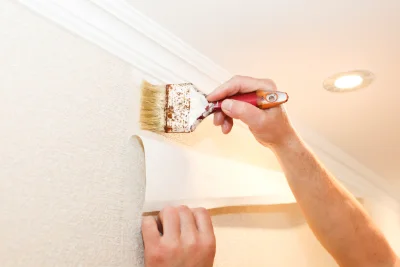 Pose de papier peint à Losse — revêtements muraux et toiles de verre